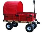04158 Millside Industries Wooden Covered Wagon Withpads With Tire 774996041582