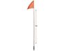 103-700 New Bicycle Orange Safety Flag Pole Inch Piece Axle Mount