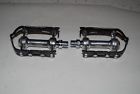 1037-a Campagnolo Pair Superleggeri Sl Pedals Black Alloy Cage Vgc