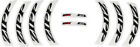 11.1918.015.002 Zipp Speed Weaponry Decal Set Matte Black Logo 710845730191