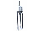 153672 Dual Spring Fork Threadless Black Bicycle Beach Cruiser