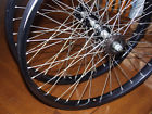 2.125 Ukai Sunshine Nos 24 X Bmx Bike Cruiser Wheelset Black Anodized 36 Holes