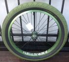 20x2.3 Alienation Rim Plain Front 20 Green Shadow Strata Tire Bmx Street Ramp