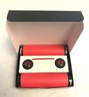 41-klp-bkbk Redmonkey Klampz Lock On Grip With Black Collars Red