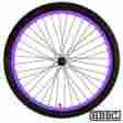 5506 Hbbc Purple 26 X 1.75 Single Speed Bicycle Rims Set Only No Tires Beach Cruiser
