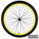 5509 Hbbc Yellow 26 X 1.75 Single Speed Bicycle Rims Set Only No Tires Beach Cruiser