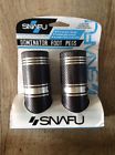5884 Snafu Dominator Foot Pegs For Threaded Axles Black