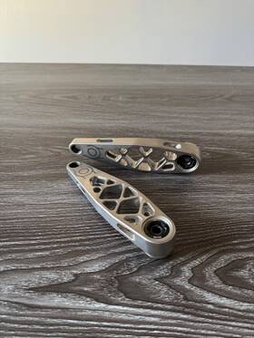 Teb-r157-51 5dev Titanium 157.5 Mm E-bike Cranks Compatible With Bosch Tq Gen 4 Levo