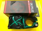 6095010716 Salt Plus Center Stem Bmx Cnc Machined Black Green Acid