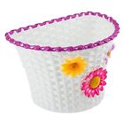 7426883702573 Unbranded Cesta De Flores Cl Sica Bicicleta Blanca