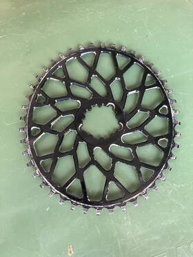 Srcxov44bk Absolute Black Oval 44 Tooth Chainring Cinch Direct Mount