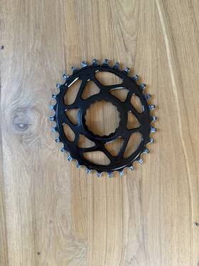Abdo-rfbst28b Absoluteblack Absolute Black Race Face Oval Cinch Boost Direct Mount Traction Chainring