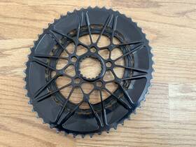 Rovcn52 Absoluteblack Rovcn52/36bk Spidering Oval Direct Mount Chainring Set 50/34t Hollowgram