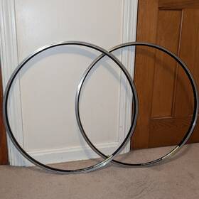 Ace24 Alexrims 32h 700c Double Wall Clincher Presta Rim Brake Bike Set Green