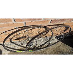 Ambrosi0 Ambrosio Abrosi0 Montreal 36h Durex 700c Tubular Rim Set Pair Shimano Hubs 6 Speed