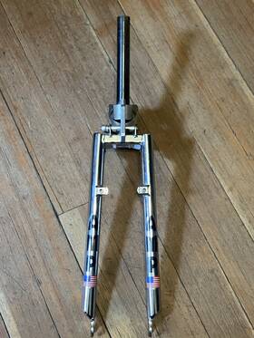 A25361 Amp Research 1 Fork Vintage Excellent Condition Tange Prestige And Aluminum