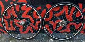 Ct-19 Araya Vintage 32h / Shimano 600 Tri Color 6400 Double Butted 700c Clincher