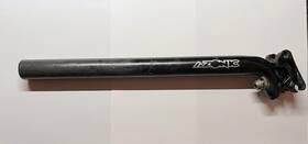 3033-222 Azonic 27.2mm Mtb Seatpost With Clamp Black Alloy Approx. 340mm Length Setback