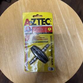 Pads-2 Aztec Pb2210 2 Threaded Brake Shoes-for All Linear Brakes Bicycle-ln
