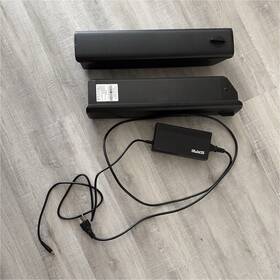 Y9dlm-04 Bafang 2x 48v 15ah 720wh Lithium Ion E-bike Battery Pack With Charger Ride1up 700 Series