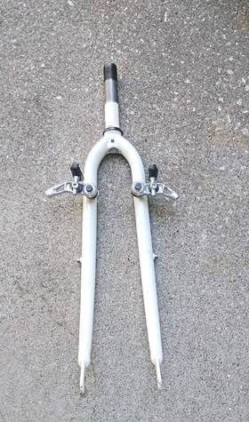 320094 Bianchi Vintage Wheeler Fork 700c 1 In Threaded 5.25 Inch Short Steerer Y-brake Included