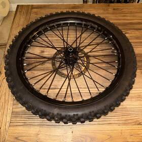 Uv219449 Bigniu Bg-s Pro Electric Bike 2025 Stock Front Tire And Rim Slightly Used