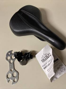 Bikeroo 421904288614 Memory Foam Bike Seat - Comfort Bicycle Saddle For Men And Women