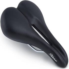 Bikeroo 706695496622 Narrow Nose Road Bike Saddle Chafe Rub Reduction For Comfort - Black