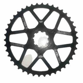 592-0042 Blackspire Recognition 42 Tooth Cog Extender 42t Black Chainring Alloy Mtb Bike