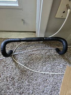 Rab03 Bmc 42cm Alloy Compact Road Handlebar 31.8mm Rab 03 Bar Tape Installed