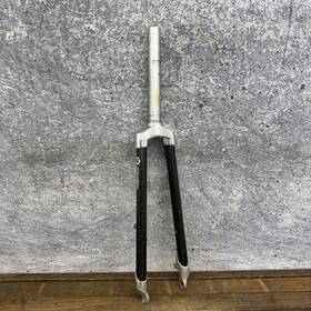 263794 Bontrager Vintage Switchblade Carbon Fork 700c 1 1/8 Threadless Disc Satellite
