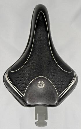 296955 Bontrager H2 Flexform Bike Saddle Seat Black