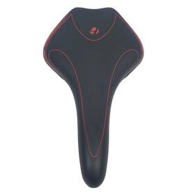319820 Bontrager Mountain Leather Road Bike Seat Saddle Black And Red