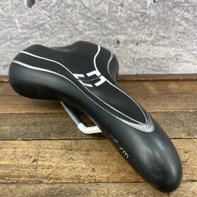 411753 Bontrager Nebula Plus Bicycle Saddle Seat Black White 395g Womens Bike Comfort