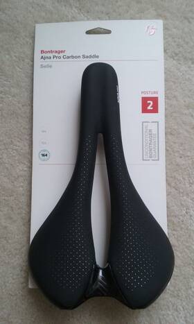 531070 Bontrager Ajna Pro Carbon Bike Saddle Black 164mm