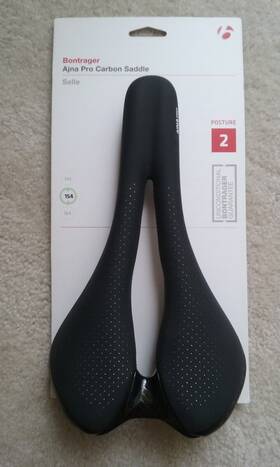 531071 Bontrager Ajna Pro Carbon Bike Saddle Black 154mm