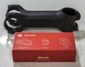564746 Bontrager Pro Stem 110mm 31.8 Clamp /-7 1-1/8 Inch Alloy With New Blendr Mounts