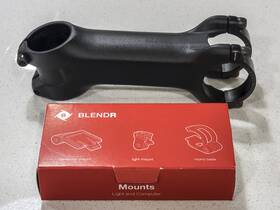 564752 Bontrager Pro Stem 110mm 31.8 Clamp /-17 1-1/8 Inch Alloy With New Blendr Mounts