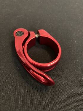 Bx-sc170q318-bk Box Two Bmx Quick Release Seat Post Clamp 31.8mm Red