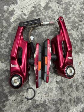 Bx-ba173v085-sl Box Components Bmx V-brake One Caliper 85mm Red