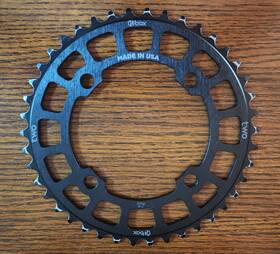 Bx-cr144b42t-bk Box Components Two Bmx Racing Chainring 42 Tooth Black 104 Bcd 4 Bolt Made In Usa