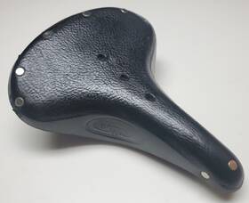 Brooks 831273005061 B67 Bicycle Saddle Chrome Leather Springs - Black