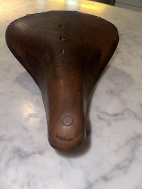 Brooks 831273005481 B72 Tanned Leather Saddle Antique Brown 175x275mm Unisex Made In England