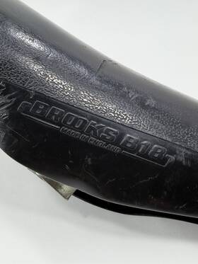 B118 Brooks Vintage Bmx Seat Black Saddle England 1980 S B-18 Old School Racing