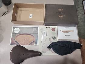 B2000979 Brooks B17 Special Leather Bicycle Saddle - Antique Brown