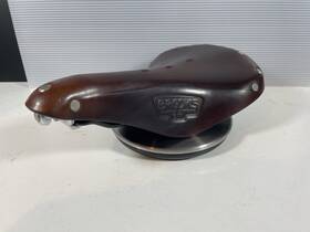 B211000a07203 Brooks B17 Standard Saddle Tan 170mm Leather Steel Rails Fully Broken In Comfort