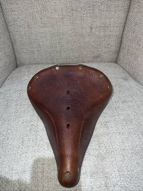 B427dpla07210 Brooks Adults B67 Softened Short Leather Bicycle Seat Be5 Dark Tan One Size