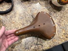 B427hpla07210 Brooks England B67 Leather Saddle Softened Tan 205mm Wide Classic Seat