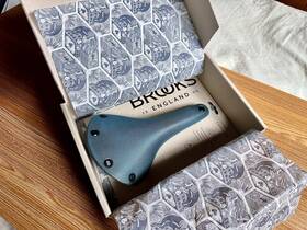 A06354 Brooks England Cambium C17 All Weather Saddle - Octane Blue Cycling And Rider Types