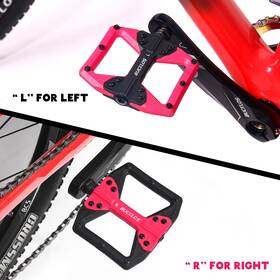 Pd-c860 Bucklos 9/16 Inch Bike Pedals Mountain Platform Sealed Bearing Non-slip Flat Pedal Us